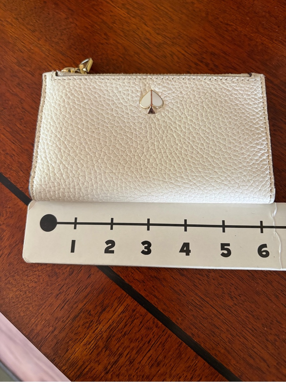 Kate Spade New York Adel Small Slim Bifold Wallet Ivory Y2K  B000745 - Picture 6 of 7